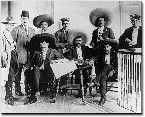 Emiliano Zapata Mexikói Forradalom Mexikó 11x14 Ezüst-Halogenid-Fotó Nyomtatás