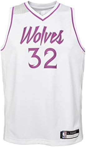 Outerstuff Minnesota Timberwolves Karl-Anthony Városok 32 NBA Nagy Fiúk Ifjúsági (8-20) Város Kiadás