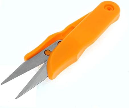 X-mosás ragályos Műanyag Narancs Bevont Markolat Éles pengéjű Olló Cross Stitch(Műanyag Narancs Bevont