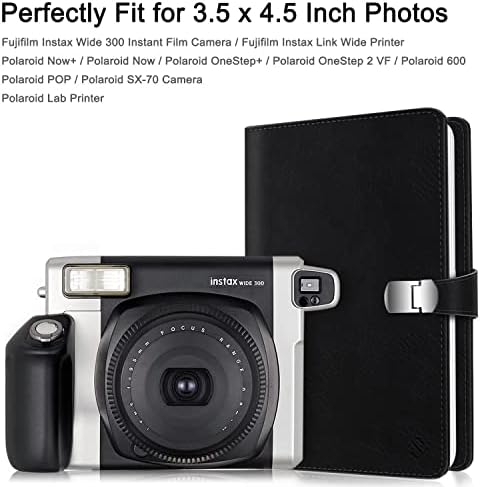Fintie Védő tok Kompatibilis a Fujifilm Instax Széles 300 Instant Film Kamera & Tárca fotóalbum 3.5x4.5
