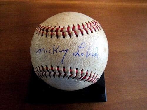 Mickey Lolich Tigrisek Klasszikus Játék Használt Korszak Aláírt Auto Joe Cronin Baseball Szövetség - MLB