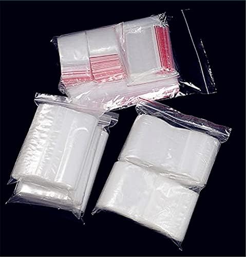 Yusland 1000 Zsák 3x4 1Mil Kis Világos, Visszazárható Zacskóban Zip Műanyag Poli Cipzár Gyöngy Tabletta
