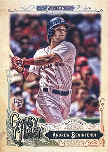 2017 Topps Cigány Királynő 282 Andrew Benintendi Boston Red Sox Újonc Baseball Kártya